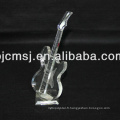 Instrument de musique en cristal bon marché de violon pour des cadeaux de mariage